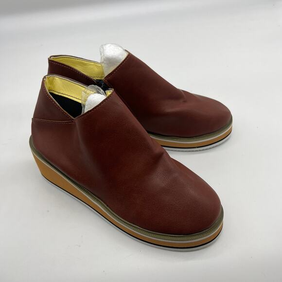 Ankle Boots Round Toe Casual Comfortable Lightweight Brown Size 8US /39CN - Picture 3 of 9